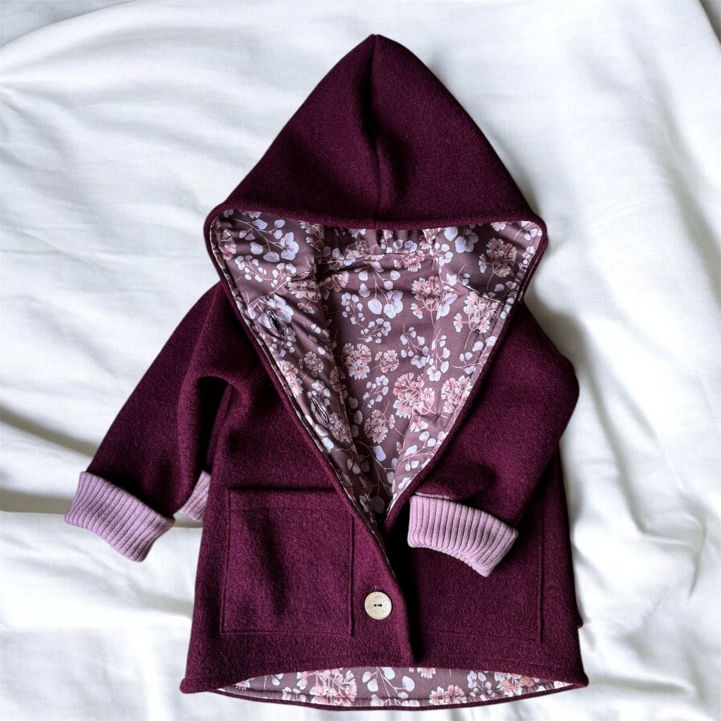 Walkjacke, gefüttert, Gr. 74-122